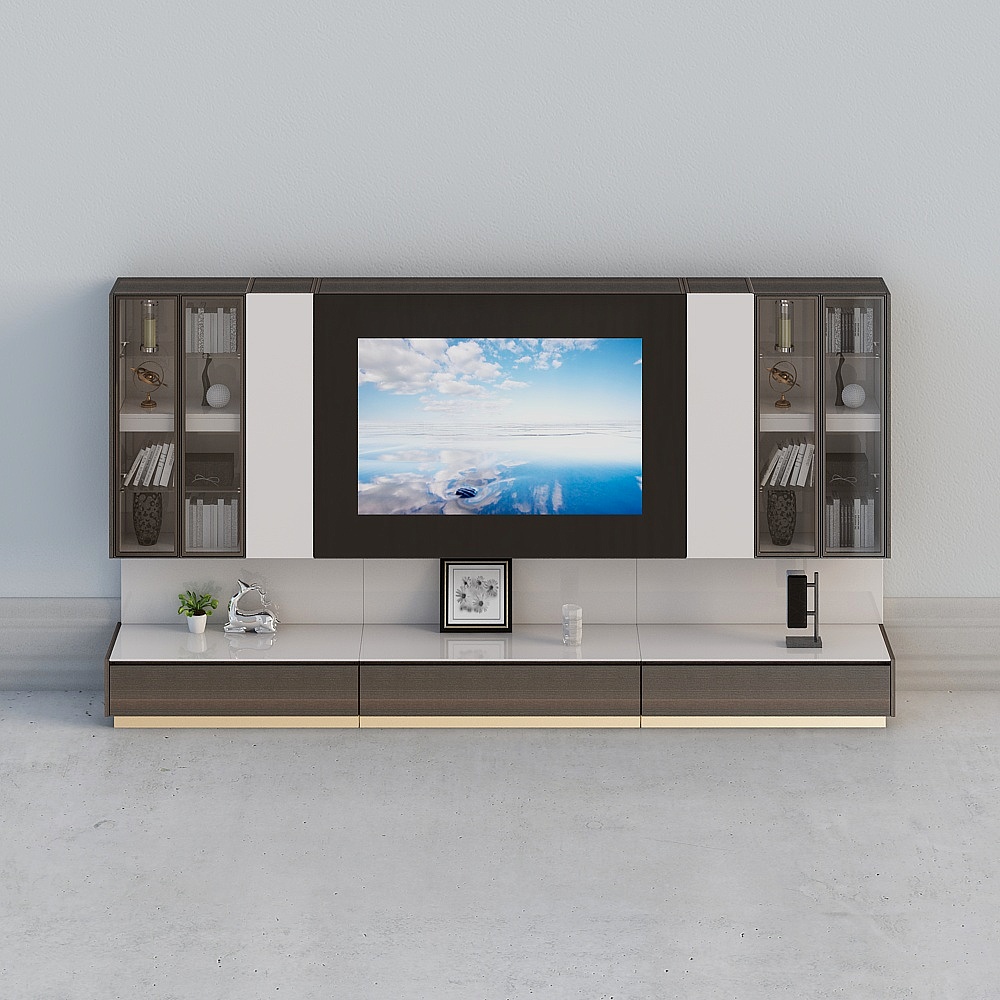 A6102C多功能影视厅柜3D模型