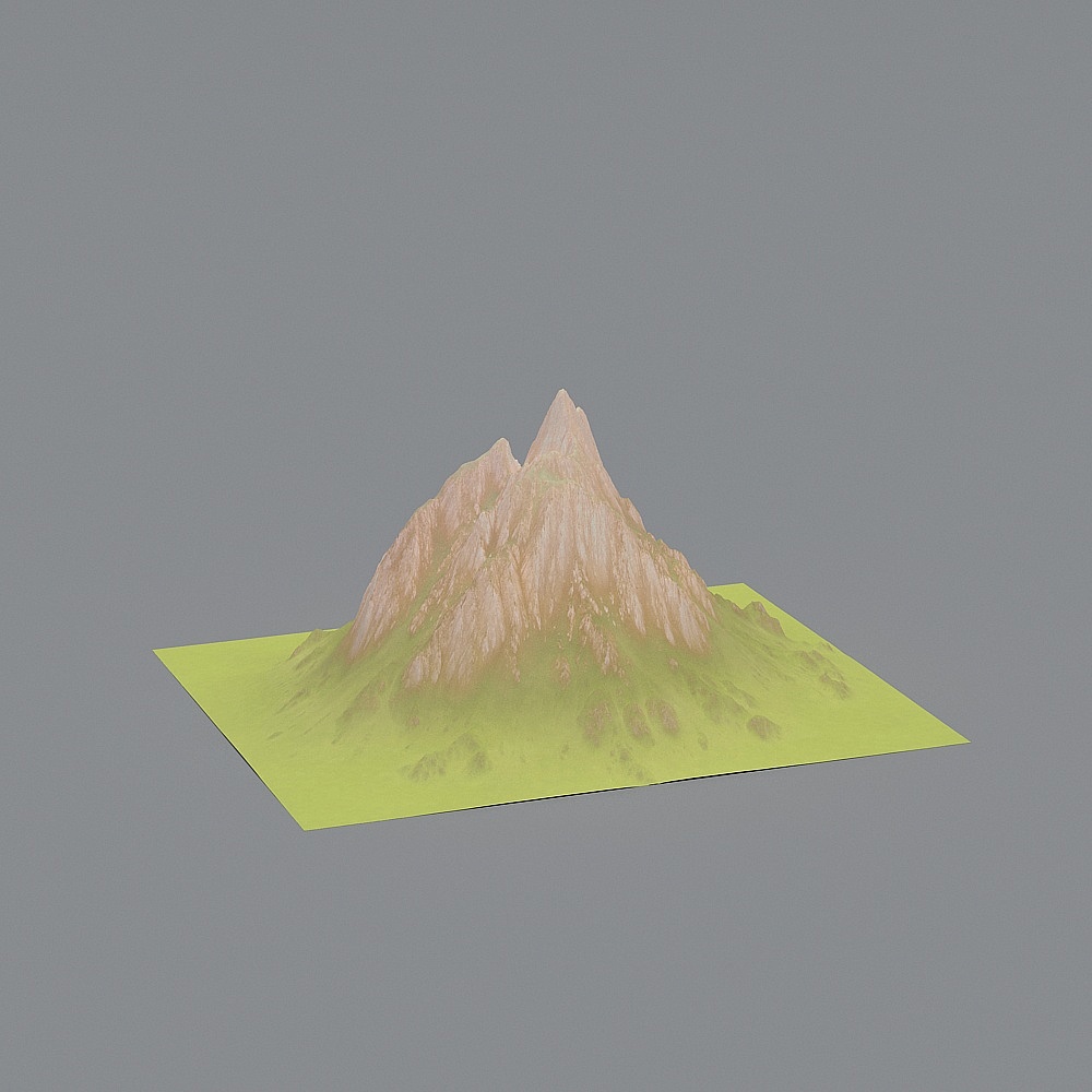山13D模型
