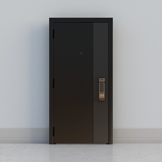 Smart Password Door Lock 3D Model for Security