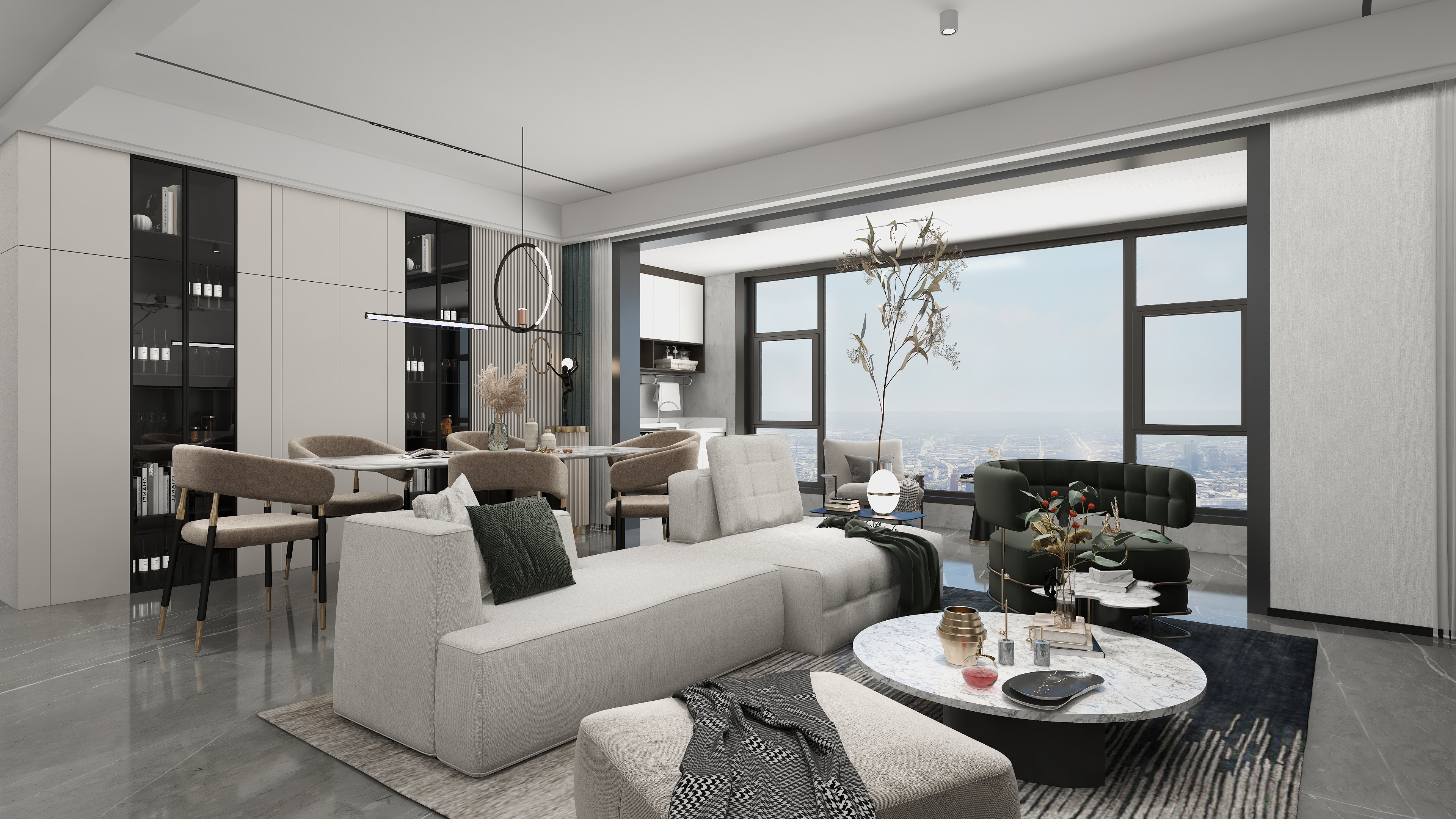 善微-兰亭公馆现代极简-装修设计方案