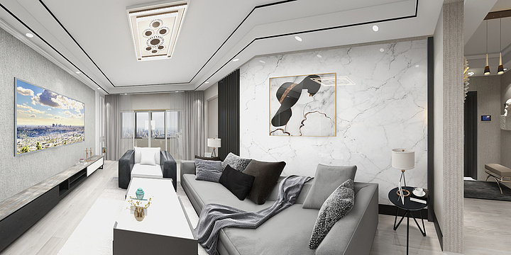 山东-李倩-山海名苑-装修设计方案