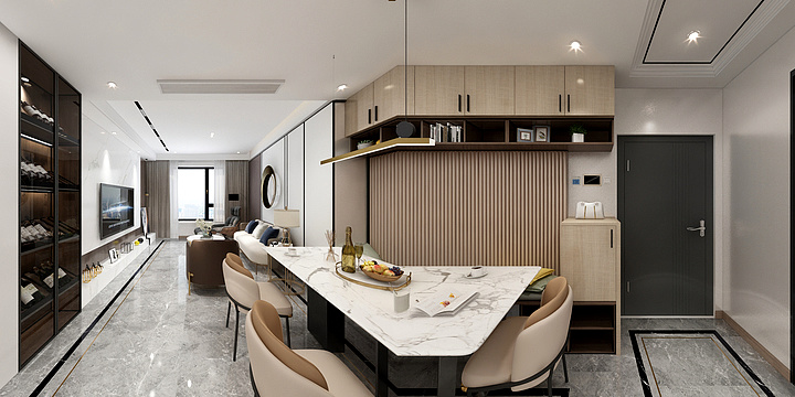 原舍设计YJX-保利梧桐雨轻奢130-装修设计方案