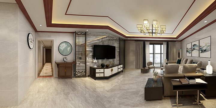 梦寐之家小潘-龙汇・领峰-装修设计方案