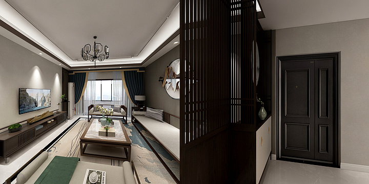 设计师何欣颖-嘉韵公园里张老师-装修设计方案