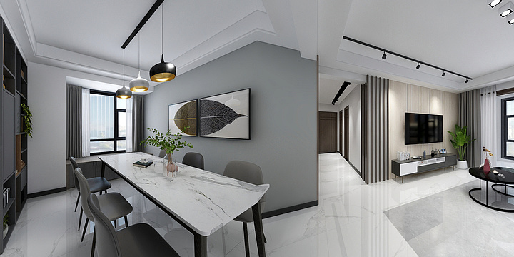 YYS小淼-群升F3-1203-不动入户-装修设计方案