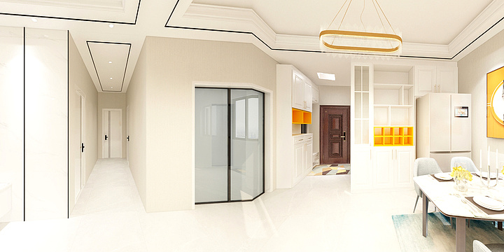 万睿筠源装饰公司-羲和中央公园1#1702-装修设计方案