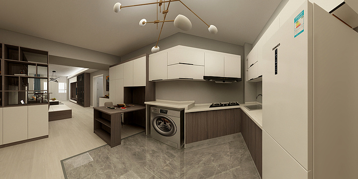 芳芳4413-C-1-方案三隔房间-装修设计方案