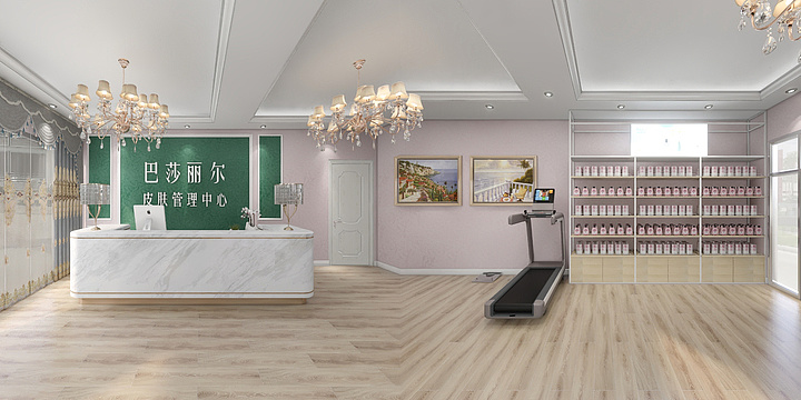 设计师黄志高-巴莎丽尔美容院效果表示-装修设计方案