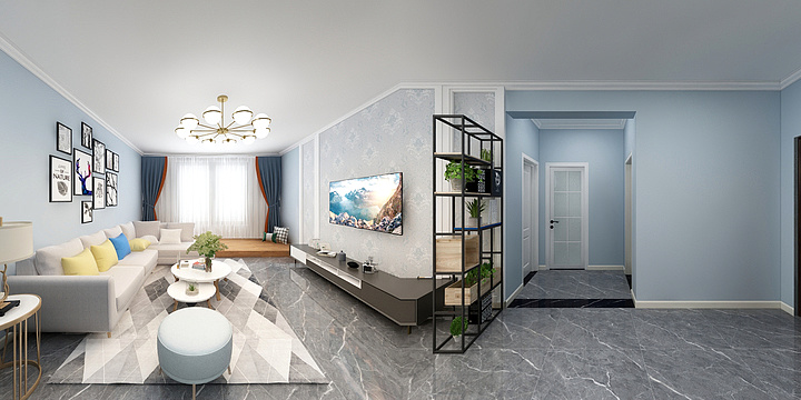 玉竹半夏-新陶名苑D座-2-2503-装修设计方案