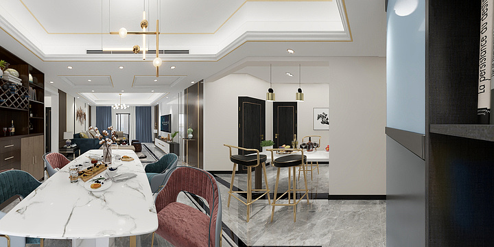 丶ZeroPoint-领地·凯旋府8-1303林总-装修设计方案