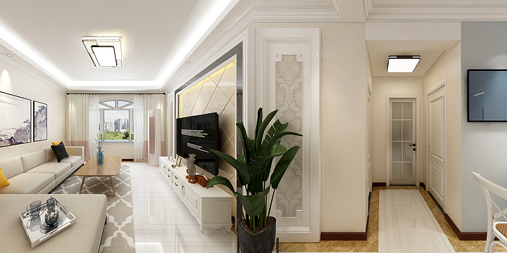 华山论-星河春天（顶楼）-装修设计方案