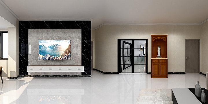 三方衣柜-新城市花园B栋502-装修设计方案