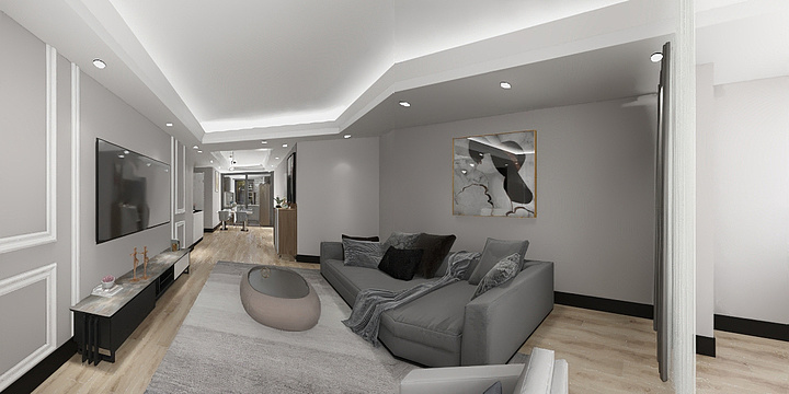 效果图设计9-岭秀滨城-副本-装修设计方案