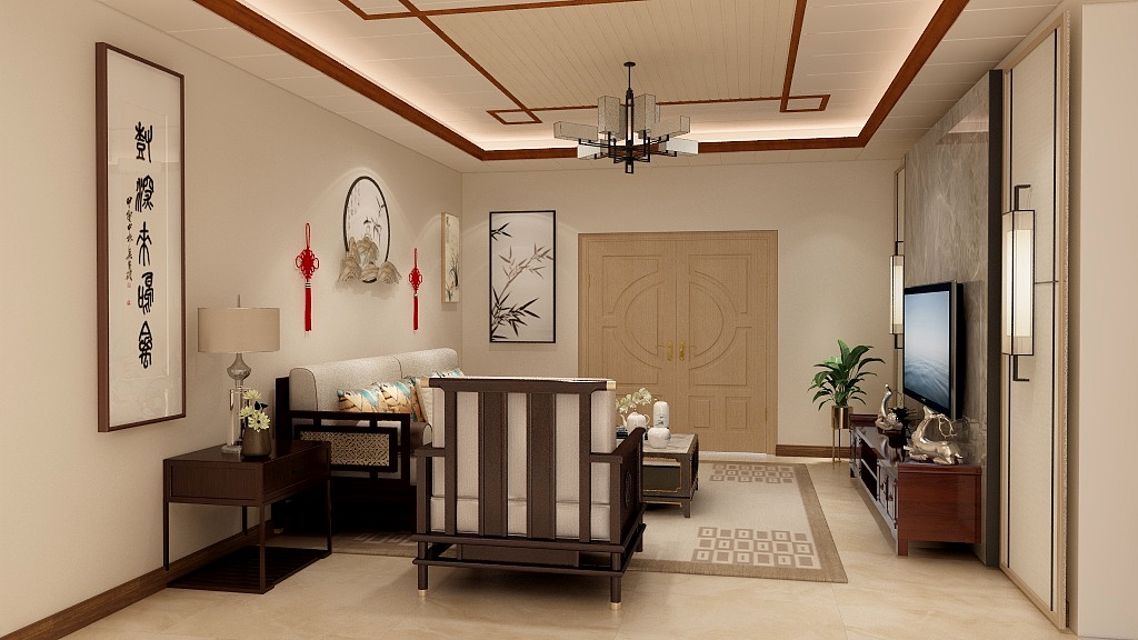 愿流光随你-安城装饰二层-装修设计方案