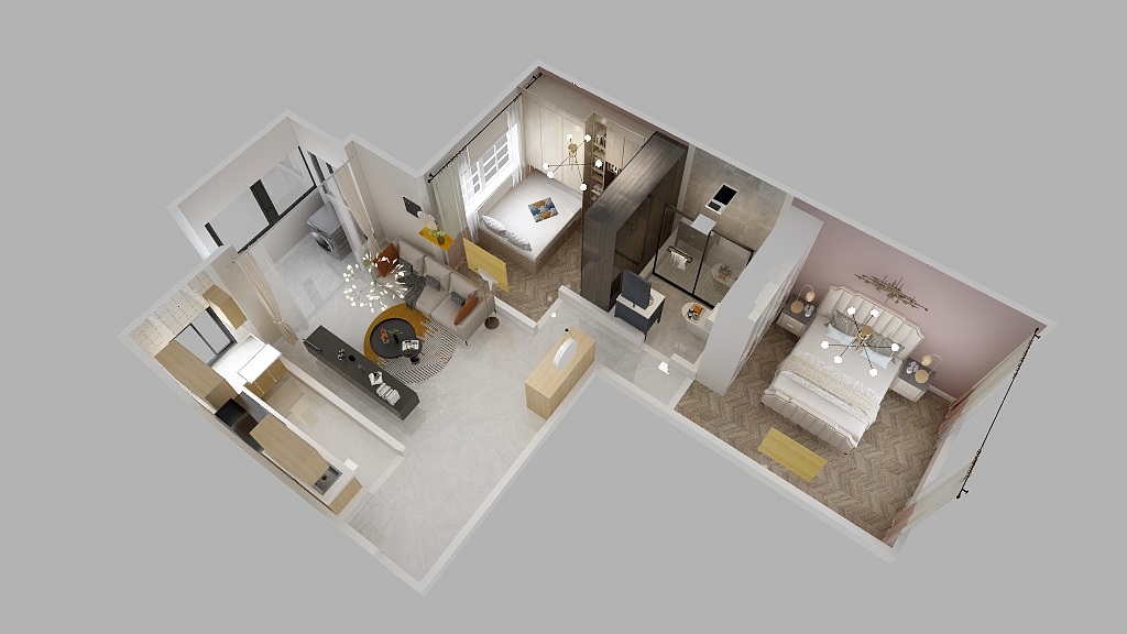 The is so weird-怡然世家-272号楼-装修设计方案