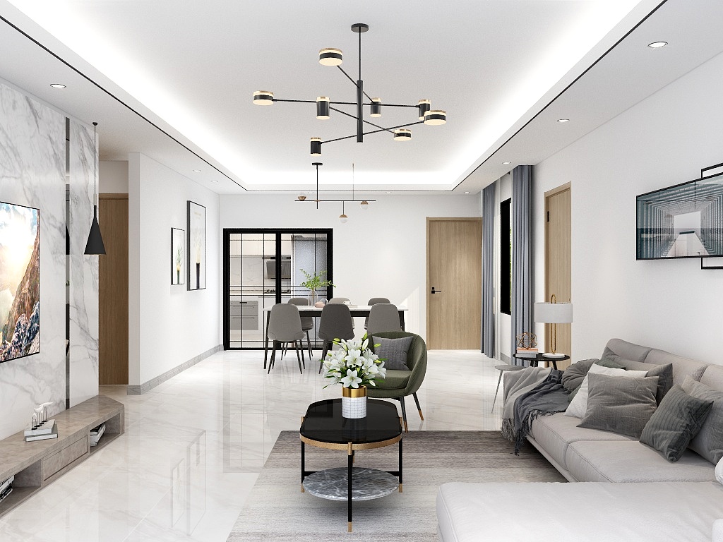 潘多拉全屋定制-广西A房型-装修设计方案