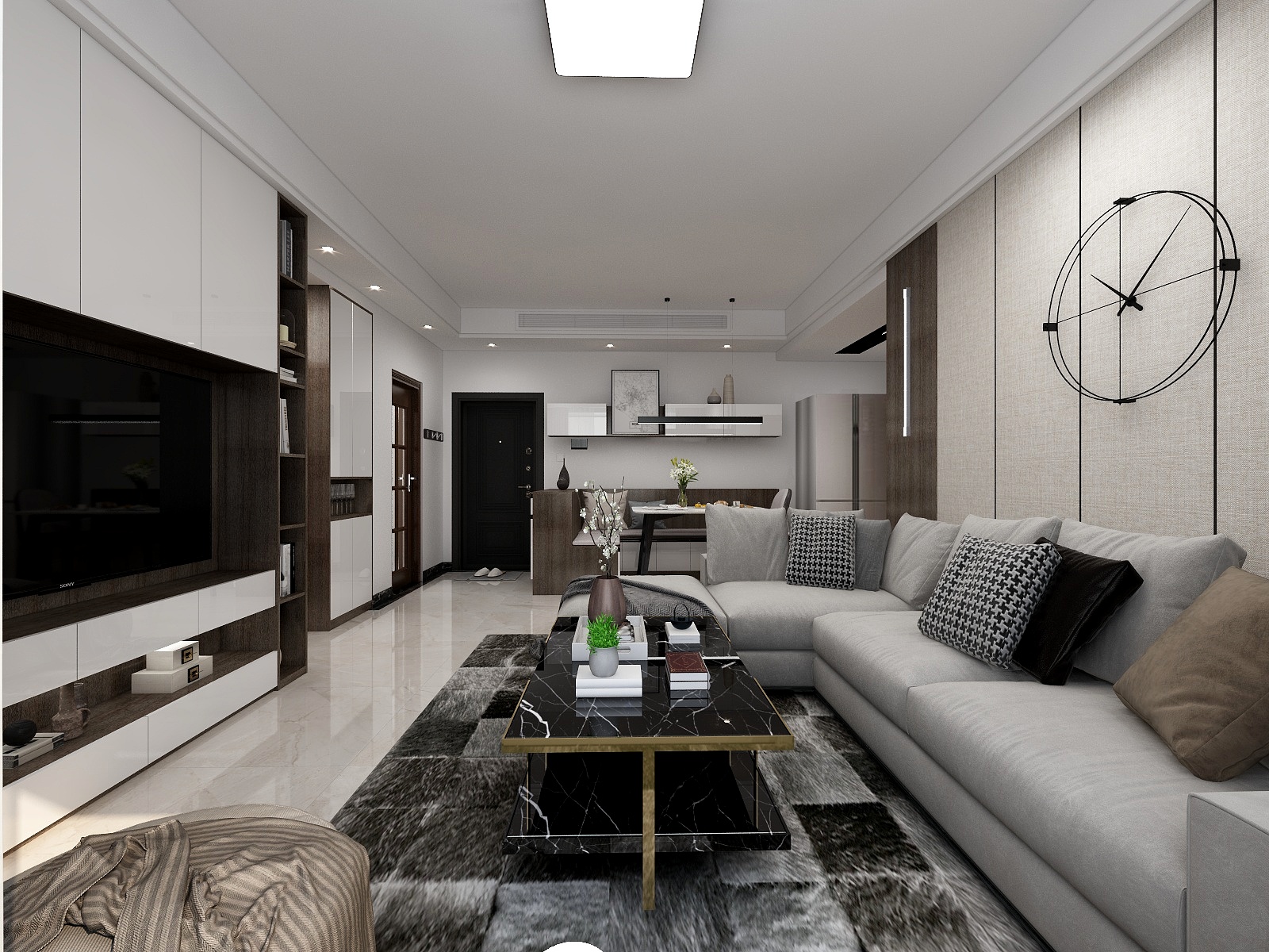 壹加壹Design子杨-东关国际-简约-装修设计方案