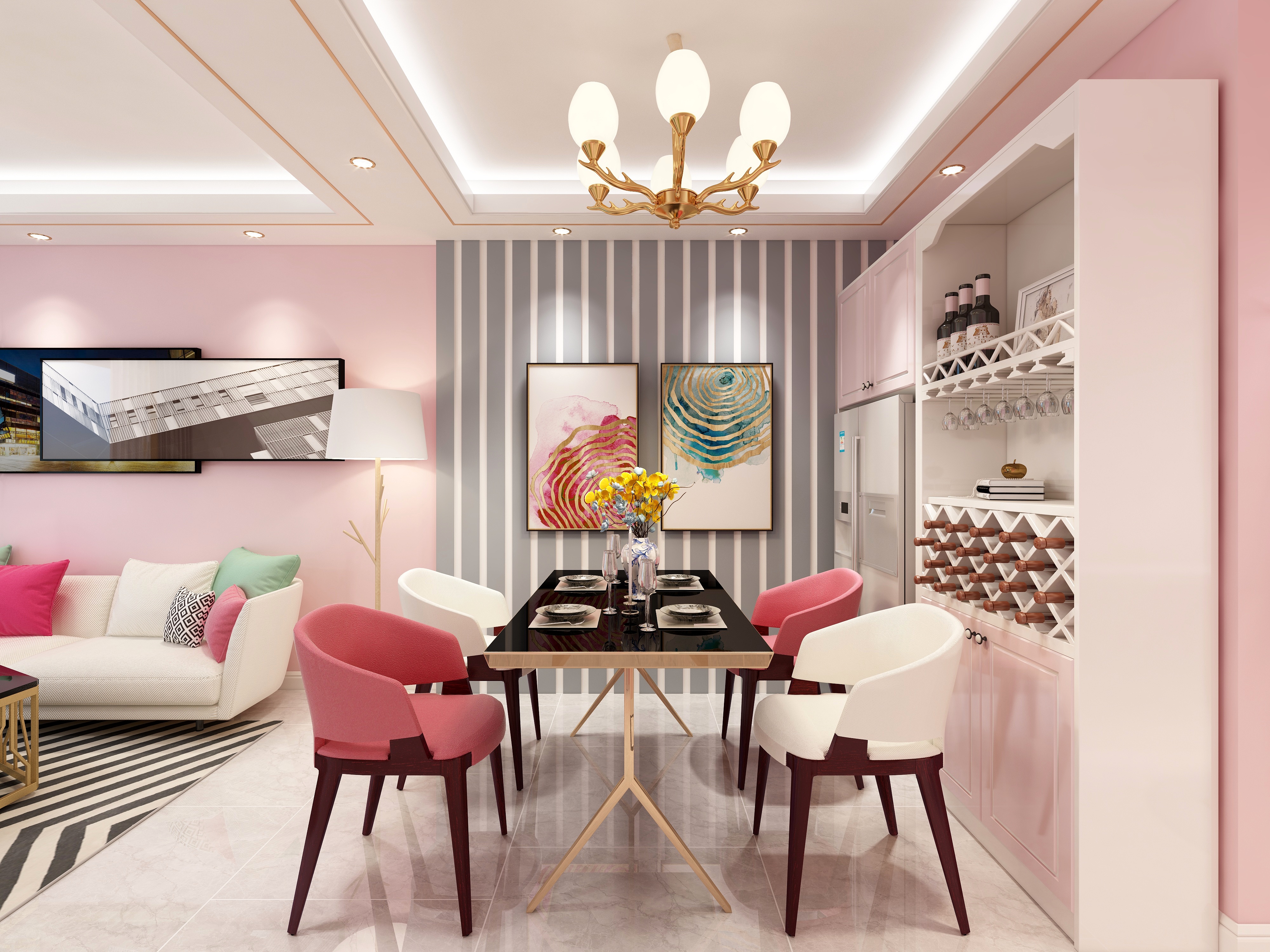 合肥溪岭空间设计-锦蜜装修效果图