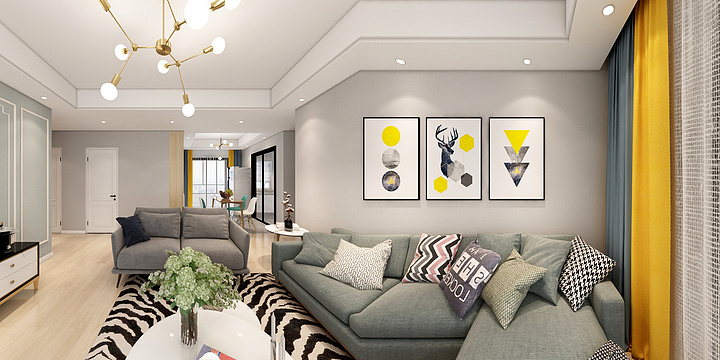 阡陌装饰张阳-新河湾小区-装修设计方案