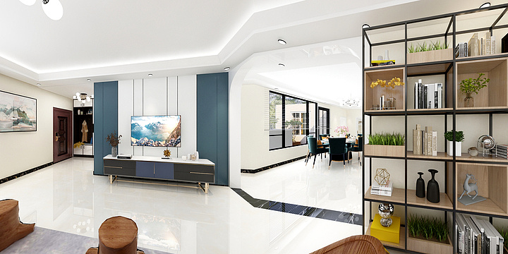 大宅装饰13811006734-叠翠园一层-装修设计方案