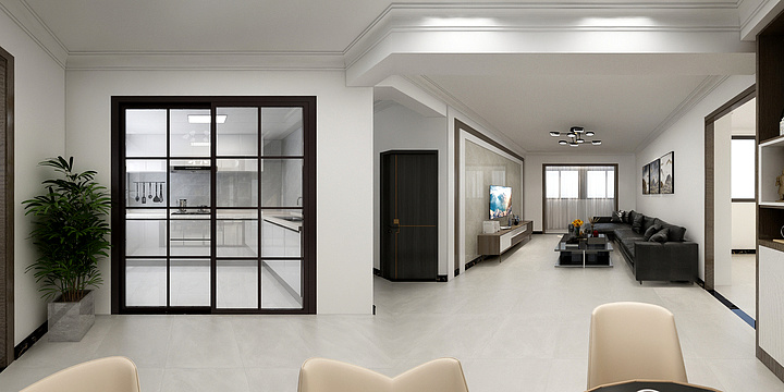 MY-效果图-华锡7栋2单元701-装修设计方案