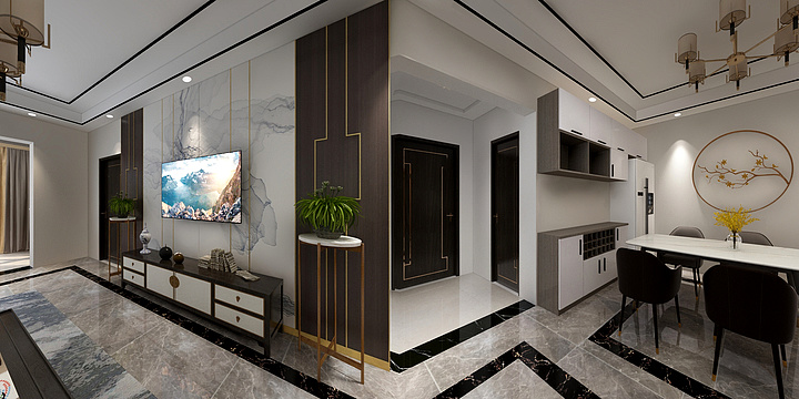 十堰佳美家居-金钻广场902-装修设计方案