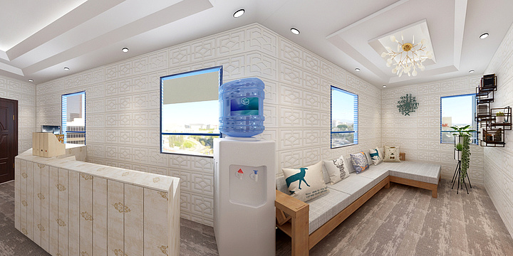 朱寒东-心理咨询室-装修设计方案