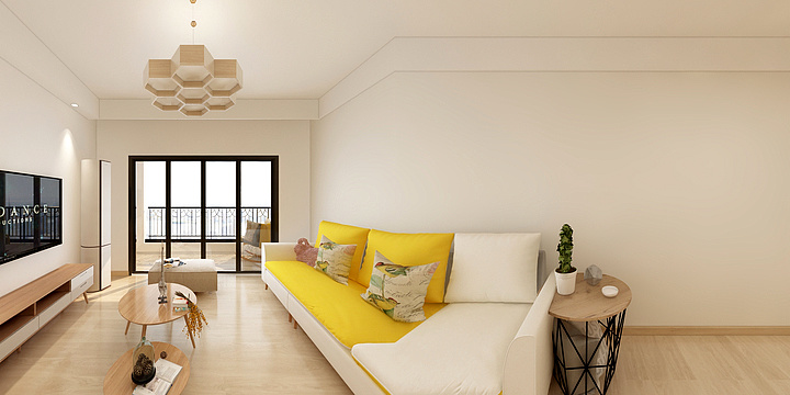 Amin何敏-锦河湾17-2303宜家ins原木风格-装修设计方案