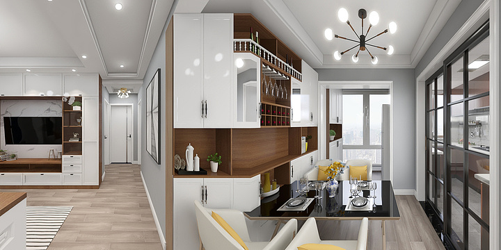 何以承诺-江文路330弄室内全景-装修设计方案