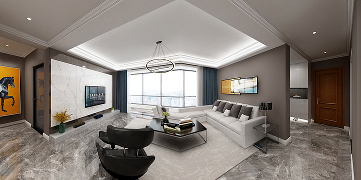 日照室内设计-白鹭湾-装修设计方案