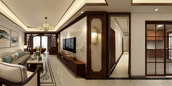 盛居装饰-GZ-番禺区丽江花园左岸01-装修设计方案