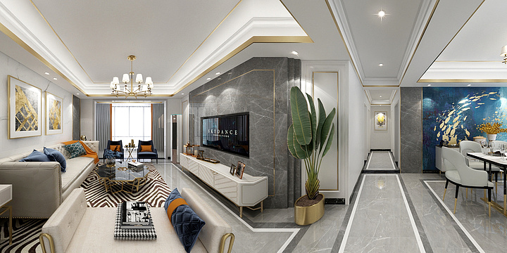 A01欧阳波-盛世龙岸周总雅居-装修设计方案