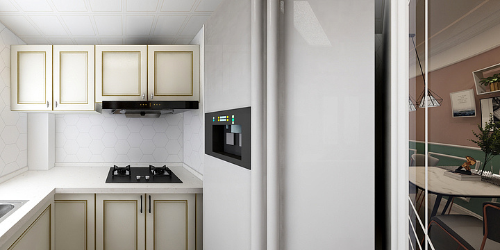 雾兮-德信海德公园83.00㎡A2’3室2厅1卫1厨-装修设计方案