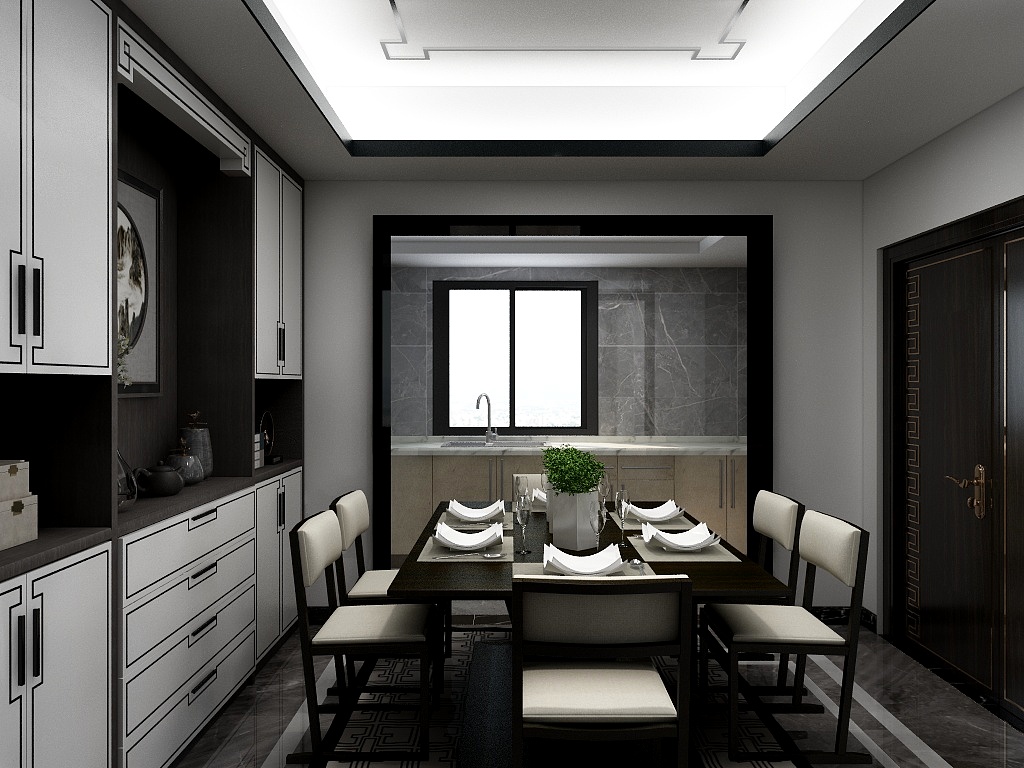 唐权-93栋10-1号客餐厅-装修设计方案