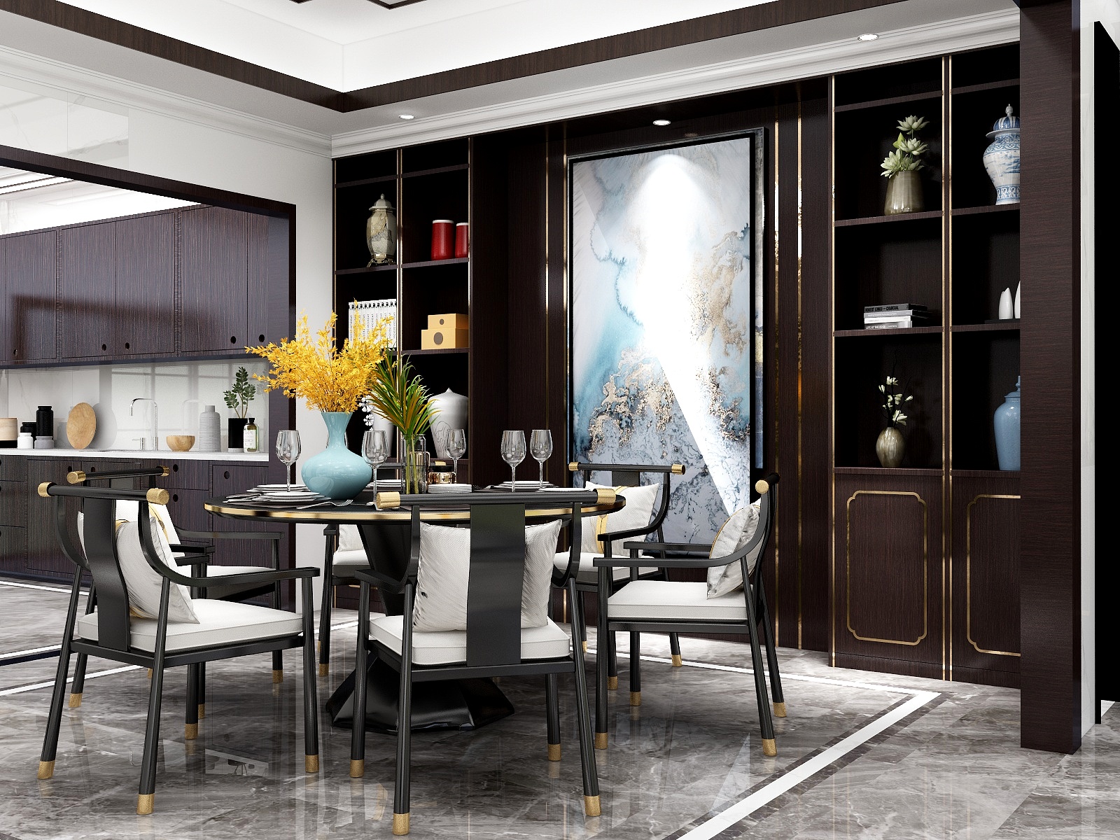 阳光下的绿石头-五龙山别墅装修效果图