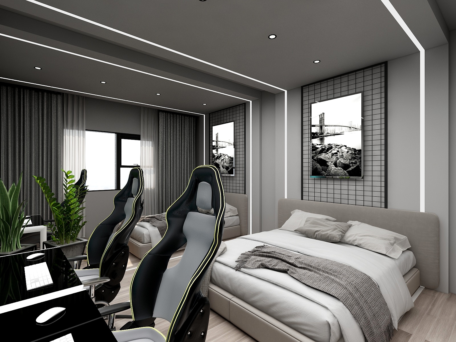 理想家空间设计工作室-电竞酒店-副本-副本-装修设计方案