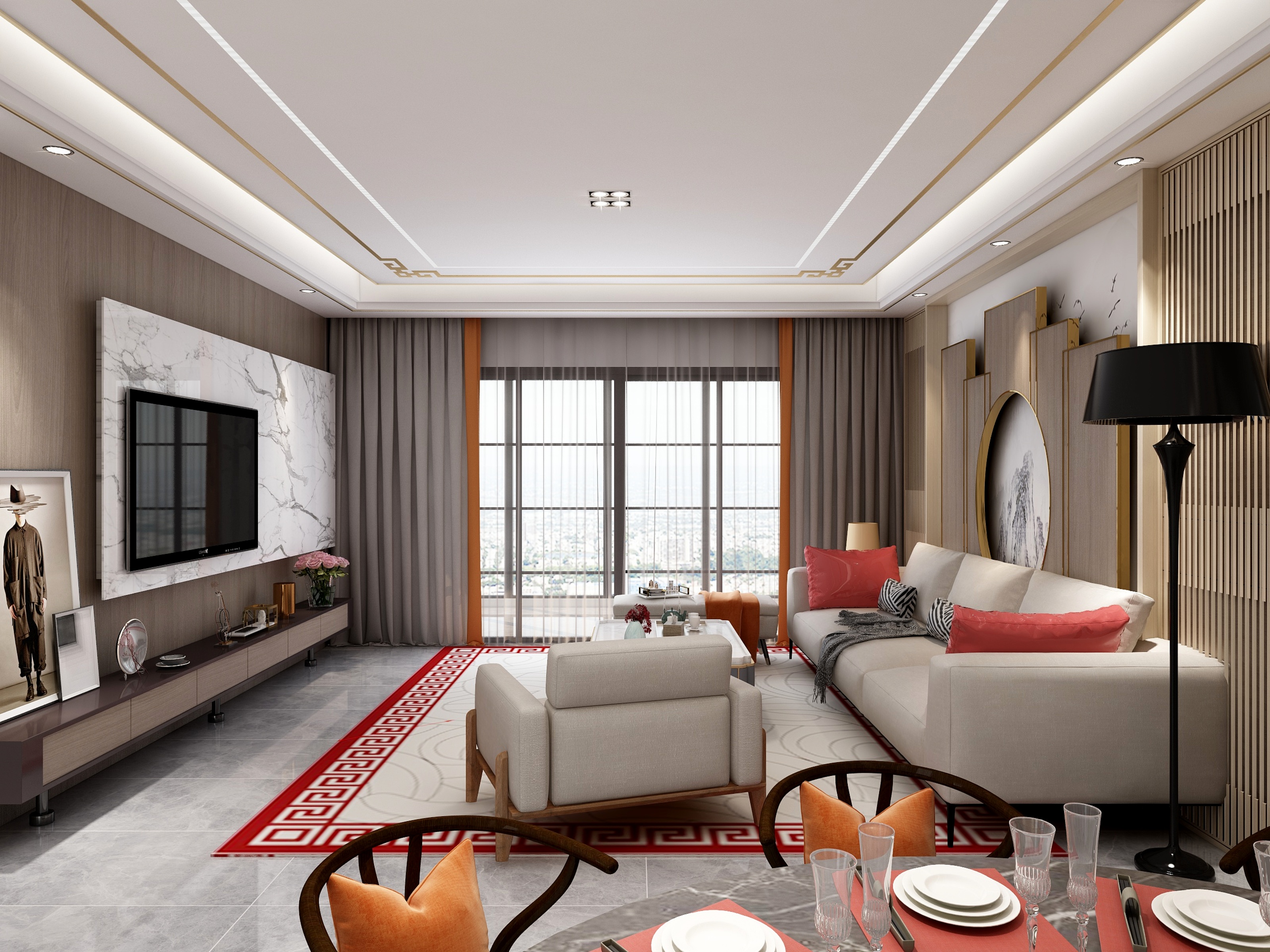 卢翰-江山悦府5#03户型-装修设计方案