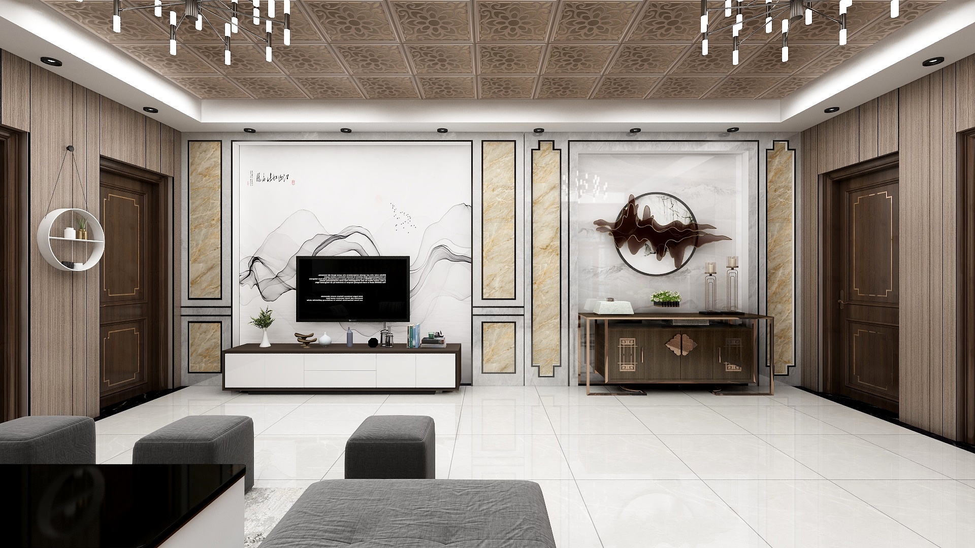 济宁乐宜嘉美学装饰公司-嘉祥县隋庄自建农家院-装修设计方案