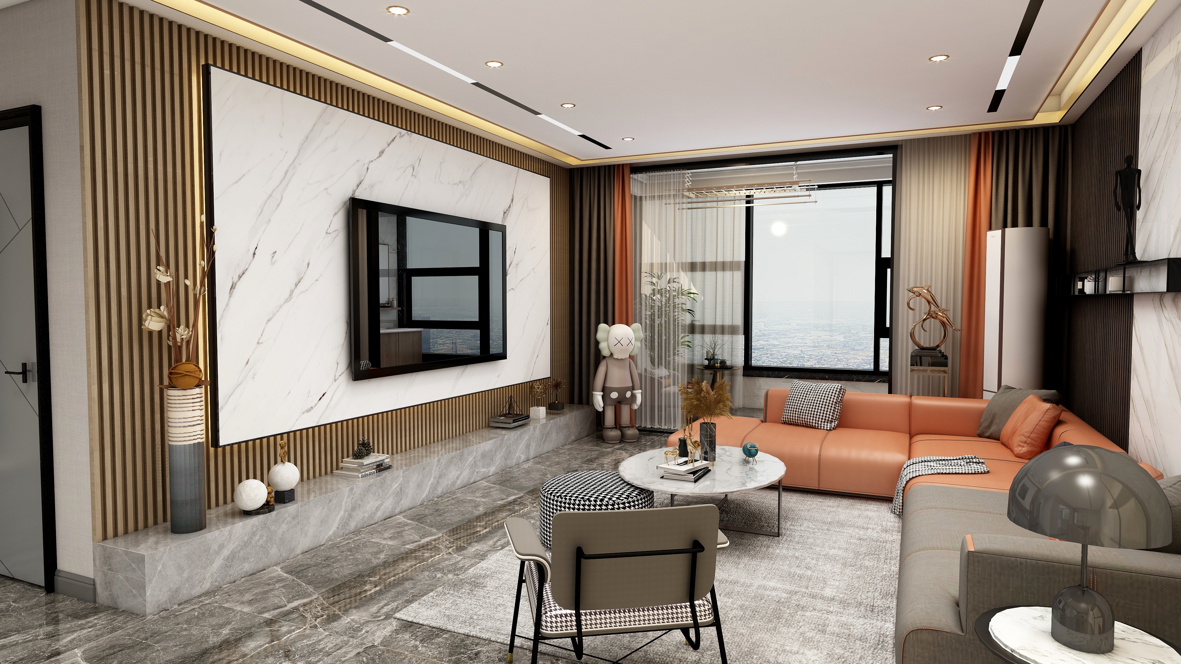 石鹏Design-【骁】钦州手办之家-后现代风格-装修设计方案