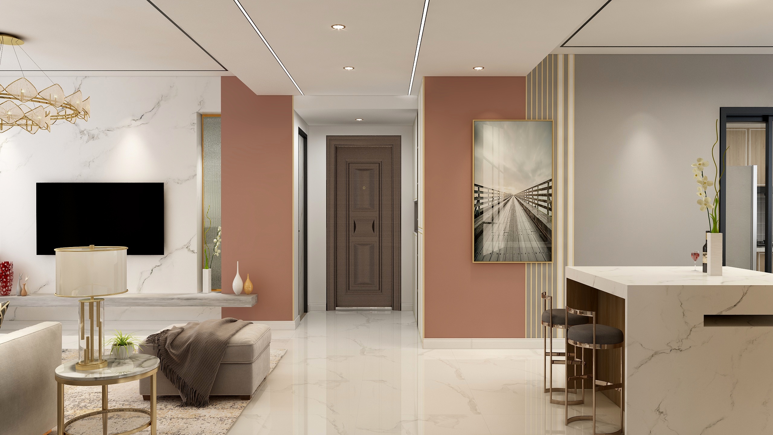 禅境清幽-安德利花园C区-装修设计方案