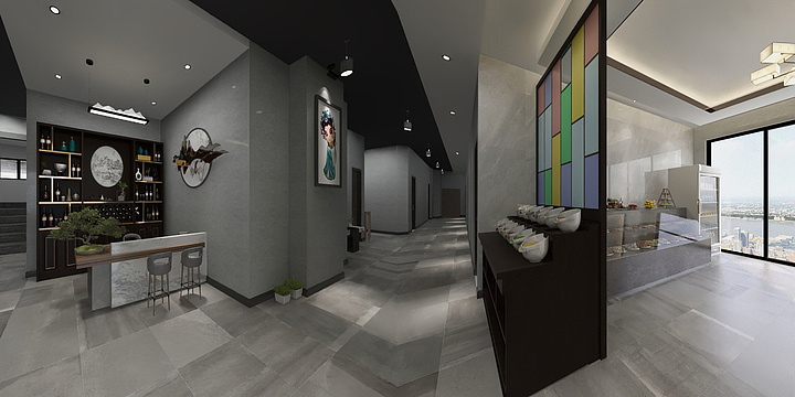 艺众装饰小霞-腾蛟火锅店-装修设计方案