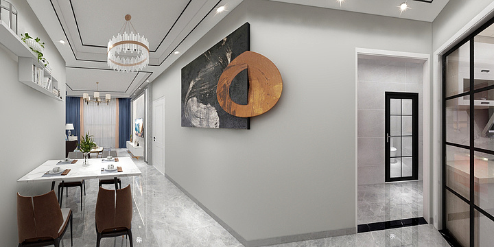 简简单单-亚太轻奢风格-装修设计方案