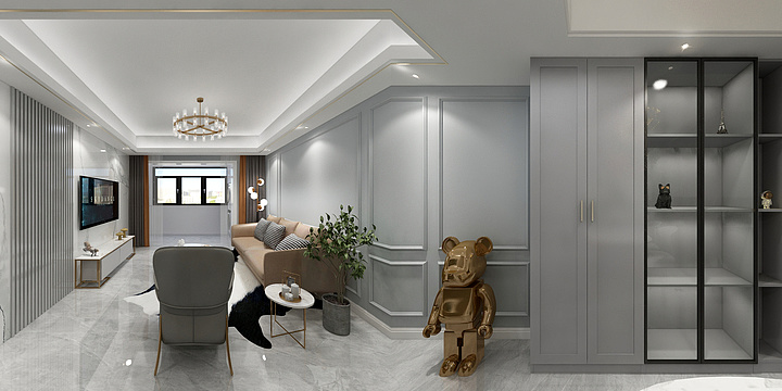 室内设计师周周周-玫瑰星城G2-2-1603-装修设计方案