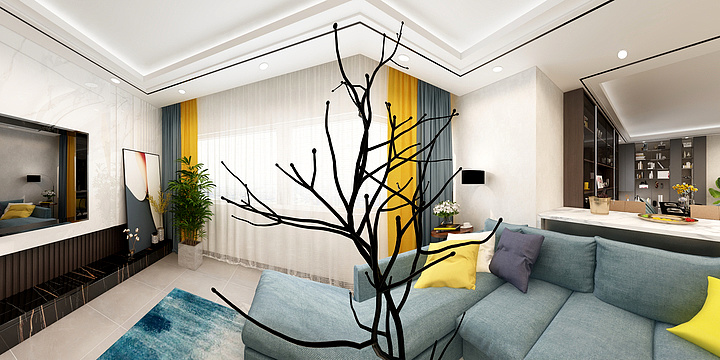 王爱环亚墙纸墙布-锦华新时代1期-装修设计方案