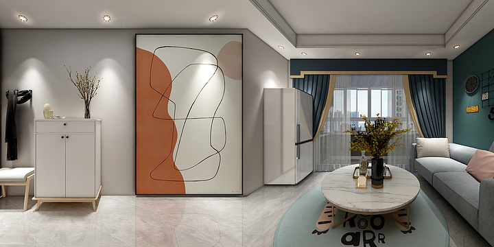 韩欣妍-建业城公寓-装修设计方案