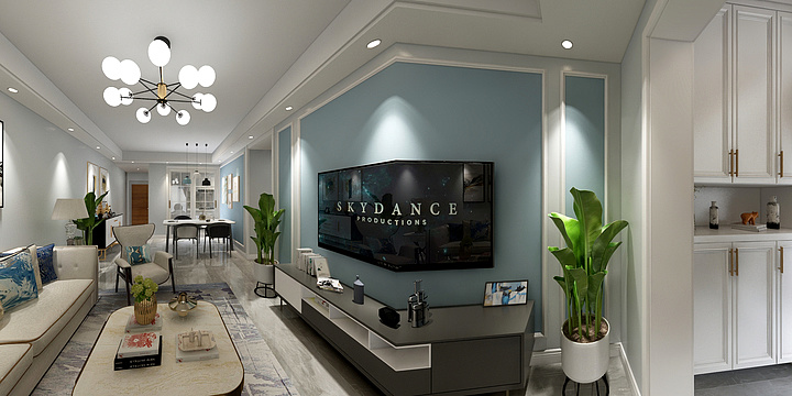 笔画装饰-海伦国际小王雅居-装修设计方案