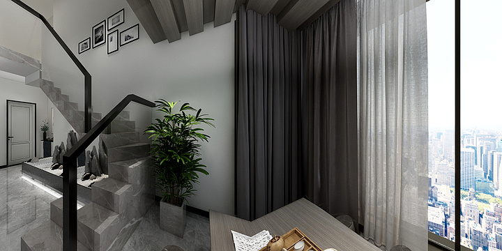 812****4-复式效果图展示-装修设计方案