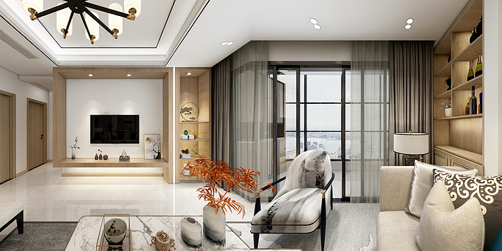 李港18716460637-海棠湾唐哥效果图-装修设计方案