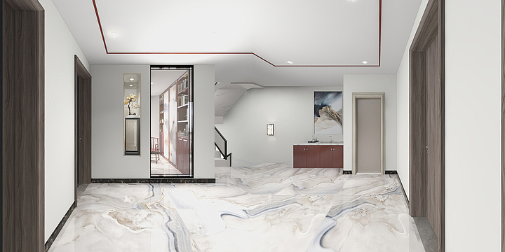 设计师顾森-景女士方案，左手墙体拆除-装修设计方案