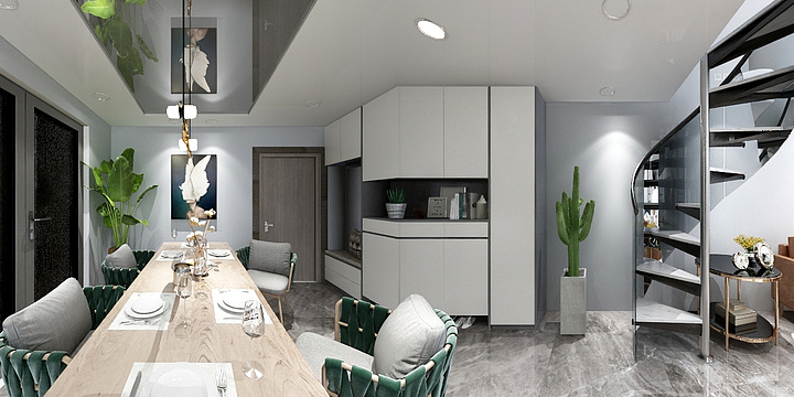 173****0070-诗城国际小瞿一楼-装修设计方案